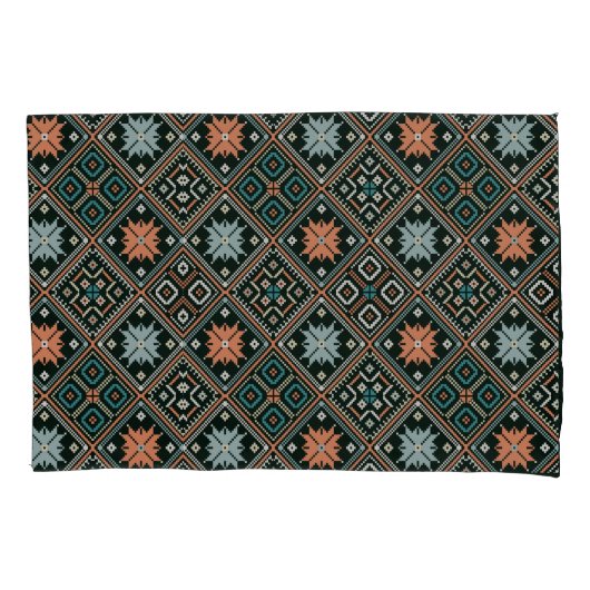 Antike Batik Print Pillowcase Kissenbezug (Vorderseite)