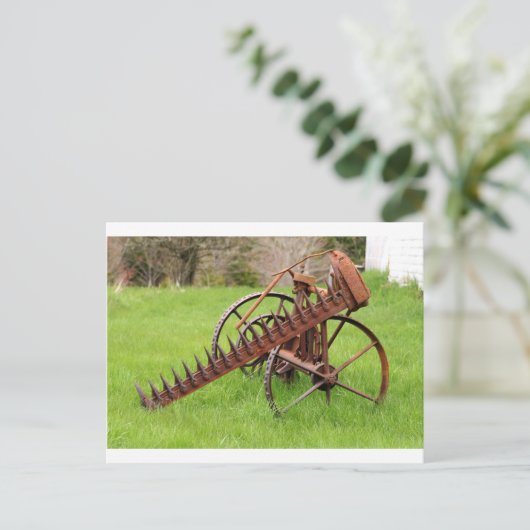 Antike Bauernausstattung Postkarte (Stehend Vorderseite)