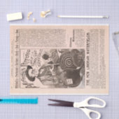 Antike Bauernhof-Katalog-rote Rüben und Seidenpapier (Handwerk)