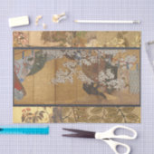 Antike belagerte Kirschblüten Seidenpapier (Handwerk)