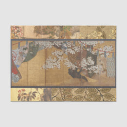 Antike belagerte Kirschblüten Seidenpapier