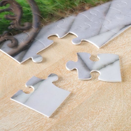 Antike Bicycle Blume Container Orton Effekt Puzzle (Seite)