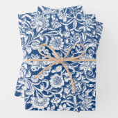 Antike Blau Geschenkpapier Set (Beispiel)