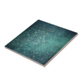 Antike blaue Damastfliese Fliese (Seite)