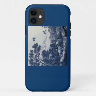 Antike blaue Fliese Delfts - Vieh und Vögel Case-Mate iPhone Hülle