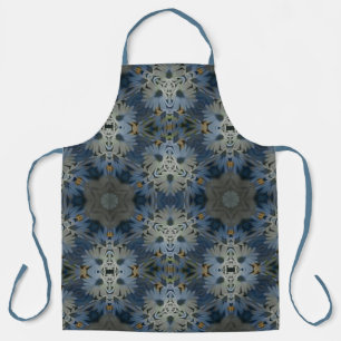 Antike Blaue Gänseblümchen-Blumen Schürze