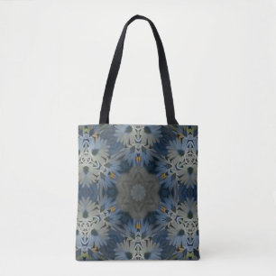 Antike Blaue Gänseblümchen-Blumen Tasche