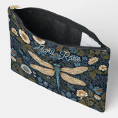 Antike blaue Libelle Zubehörtasche (Offen)