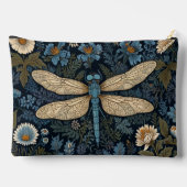 Antike blaue Libelle Zubehörtasche (Rückseite)