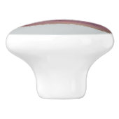 Antike blaue Patina Keramikknauf (Seitenansicht)