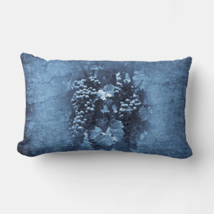 Antike Blaue Trauben Gips Lendenkissen