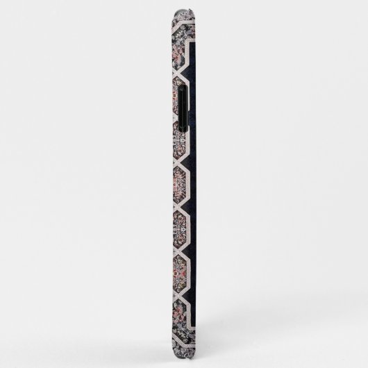 Antike Blaue Türkisch Persischer Teppich Rug Case-Mate iPhone Hülle (Hinten/Rechts)