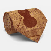 Antike Blick Violine Krawatte (Gerollt)