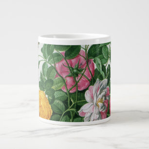 Antike blühende Blumen, Frühlingsgartenrosen Jumbo-Tasse