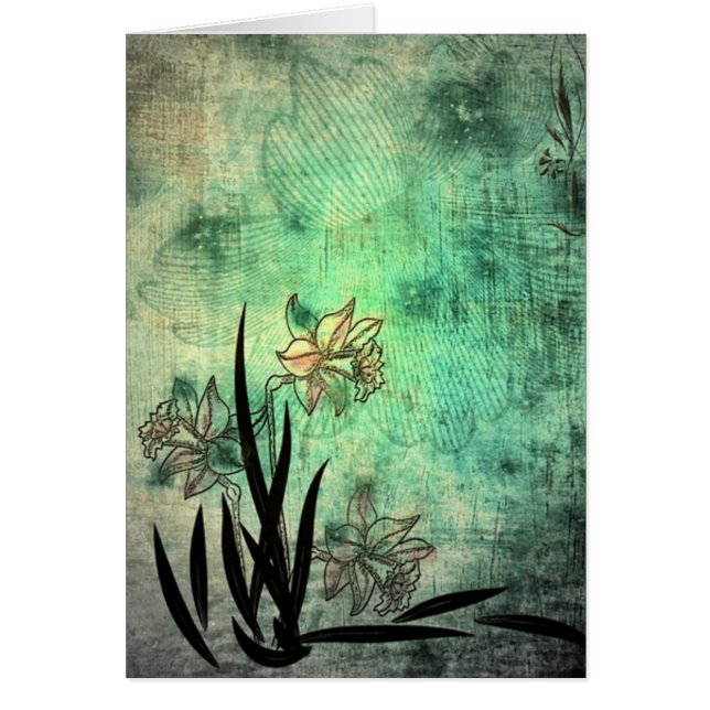 Antike Blume Kunst (Vorne)