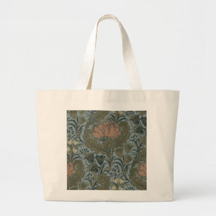 Antike Blume Morris Garden Blumengarten Jumbo Stoffbeutel