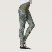 Antike Blume Morris Garden Blumengarten Leggings (Rechts)