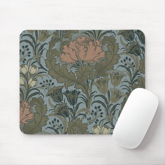 Antike Blume Morris Garden Blumengarten Mousepad (Mit Mouse)