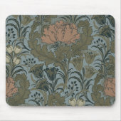 Antike Blume Morris Garden Blumengarten Mousepad (Vorne)