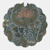 Antike Blume Morris Garden Blumengarten Ornament Karte (Rückseite)