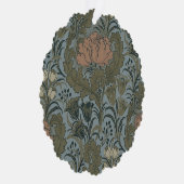 Antike Blume Morris Garden Blumengarten Ornament Karte (Rechts)