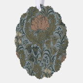 Antike Blume Morris Garden Blumengarten Ornament Karte (Links)