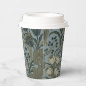 Antike Blume Morris Garden Blumengarten Pappbecher (Rechts)