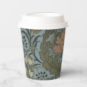 Antike Blume Morris Garden Blumengarten Pappbecher (Vorderseite)