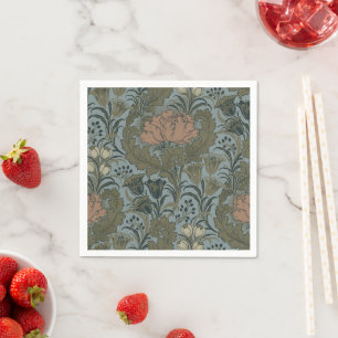 Antike Blume Morris Garden Blumengarten Serviette
