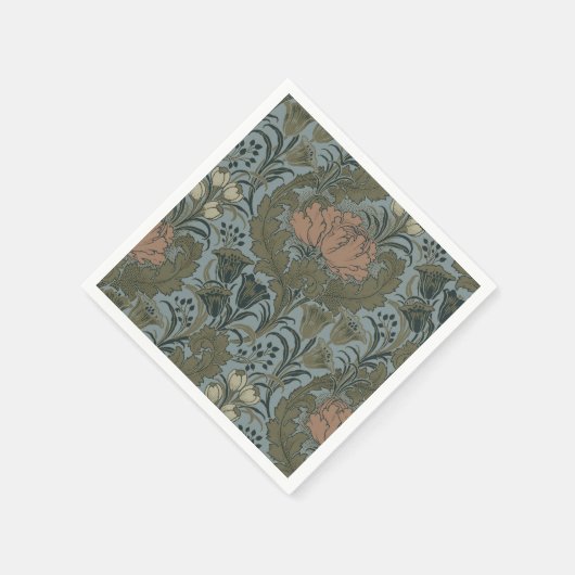 Antike Blume Morris Garden Blumengarten Serviette (Ecke)