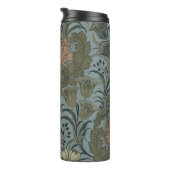 Antike Blume Morris Garden Blumengarten Thermosbecher (Nach rechts gedreht)