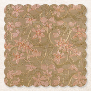 Antike Blume (Shape-Optionen) - Untersetzer