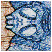 Antike Blume.... Stoff (Nahaufnahme)