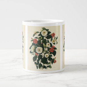 Antike Blumen, alte Gartenrosen Blumen Jumbo-Tasse