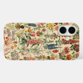 Antike Blumen Case-Mate iPhone Hülle (Rückseite (Horizontal))
