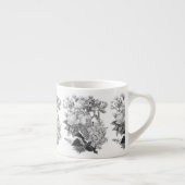 Antike Blumen Espresso Tasse (Rechts)