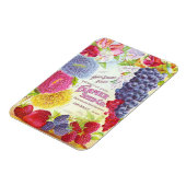 Antike Blumen & Früchte Magnet (Linke Seite)