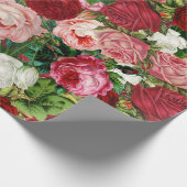 Antike Blumen Geschenkpapier (Ecke)