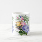 Antike Blumen Kaffeetasse (Mittel)