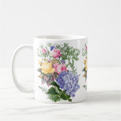 Antike Blumen Kaffeetasse (Links)