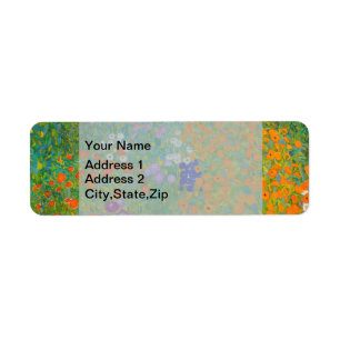 Antike Blumen-Kunst von Gustav Klimt im Cottage-Ga