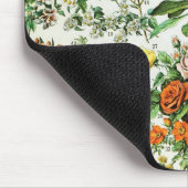 Antike Blumen Mousepad (Ecke)