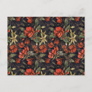 Antike Blumen von Alexandra Cook aka Linandara Postkarte