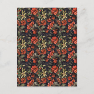 Antike Blumen von Alexandra Cook aka Linandara Postkarte