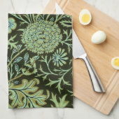 Antike Blumen William Morris Cherwell Geschirrtuch (Viertel Falte)