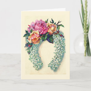 Antike Blumeneisen Karte