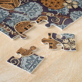 Antike Blumenkunst Neue Vegetationsgemüse, Kürbiss Puzzle (Seite)