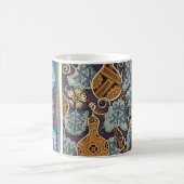 Antike Blumenkunst Neuzeitliche Gemüse, Kürbisse Kaffeetasse (Mittel)