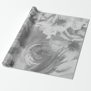 Antike Blumenmalerei Geschenkpapier
