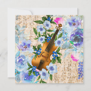 Antike Blumenmusik Violine
